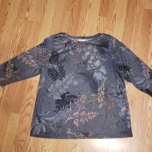 Christopher & Banks Botanical Print Size 1X